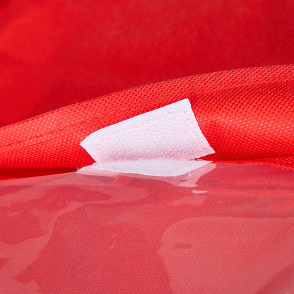Red storage box for wrapping paper