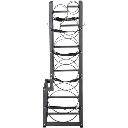 Refrigerant Cylinder Rack, 6-Tank Carbon Steel Holder