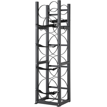 Refrigerant Cylinder Rack, 6-Tank Steel Holder