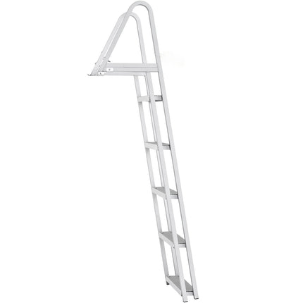 Removable Dock Ladder, 5-Step Aluminum, 350 lb Capacity