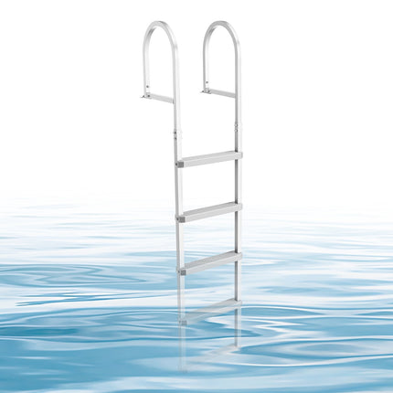 Removable Dock Ladder, 5-Step Aluminum, 500 lb Capacity