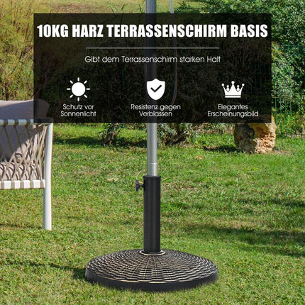 Baza de umbrela din rasina cu bronz de 46 cm diametru
