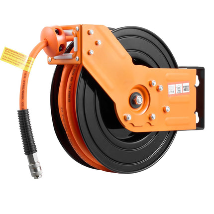 Retractable Air Hose Reel, 15 m 300 PSI, Auto Rewind