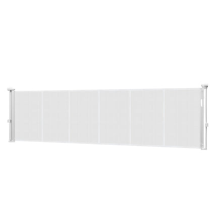 Retractable Baby Gate, 34 in Tall, Extends 110 in, Mesh