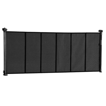 Retractable Baby Gate, 34 in Tall, Extends to 71 in, Black