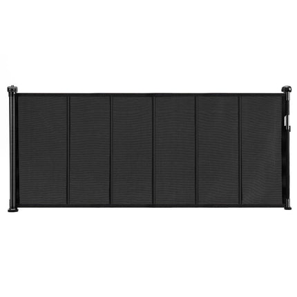 Retractable Baby Gate, 34 in Tall, Extends to 71 in, Black