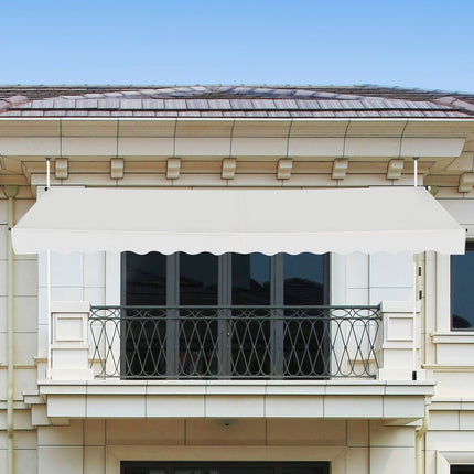 Copertina retractabilă pentru balcon, 350 cm, rezistentă la UV, reglabilă