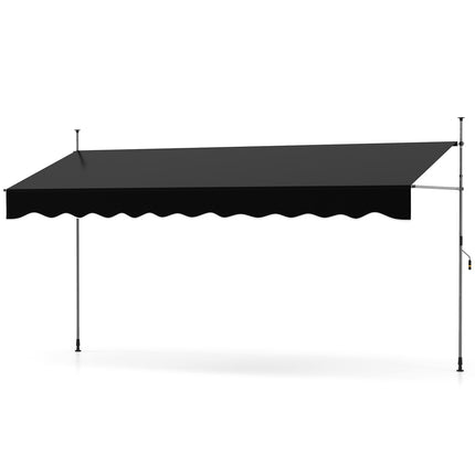 Copertina retractabilă pentru balcon, fără găurire, înălțime reglabilă, protecție UV