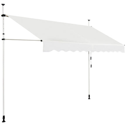 Copertina Parasolar Retractabila, Reglabila 250x120 cm, Bej