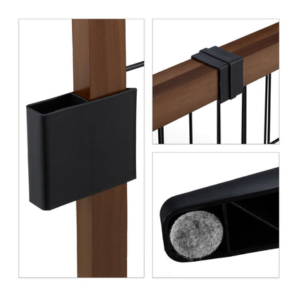 Poarta de siguranta retractabila inaltime de 71 cm