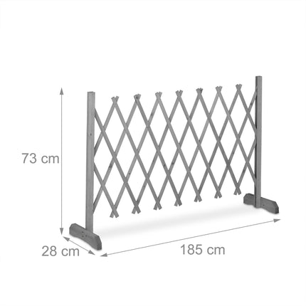 Spalier retractabil gri