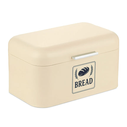 Cutie de pâine retro din metal cu capac - Păstrează pâinea proaspătă