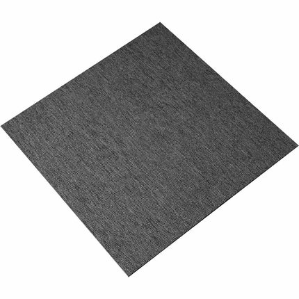 Reusable Carpet Tiles 20x20, Padded, 20-Pack, Dark Gray