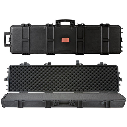 Rifle Hard Case 138 cm, IP67 Waterproof, Wheels, Two-Rifle