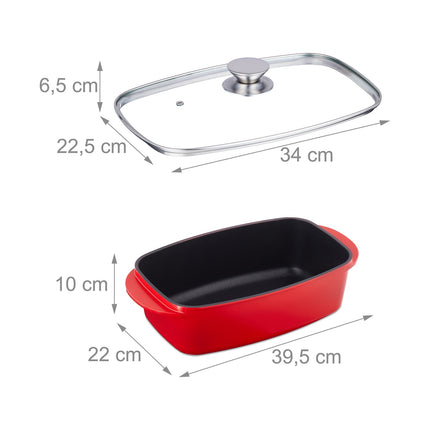 Roaster with lid