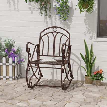 Scaun balansoar Metal Bronz