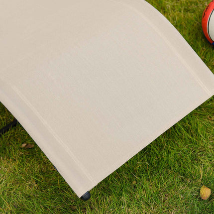 Scaun balansoar Scaun balansoar Scaun de gradina Sezlong balansoar Plasa metalica Bej 150 X 62 X 88 Cm