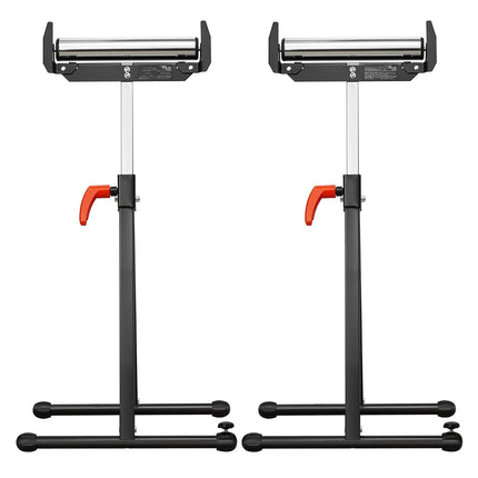 Roller Stands 2-Pack, 27–43 in, 250 lb, Folding