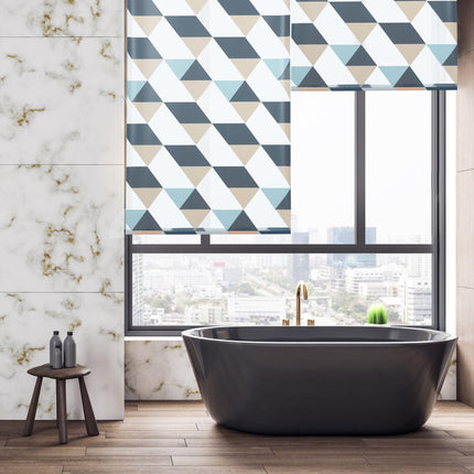 Rulo pentru duș cu design geometric