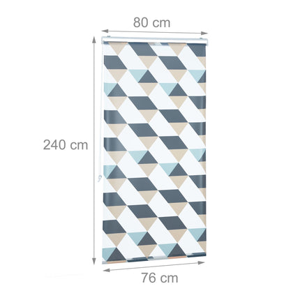 Rulo pentru duș cu design geometric