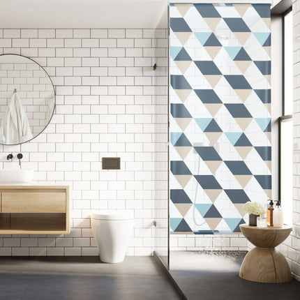Rulo pentru duș cu design geometric