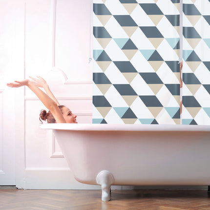 Rulo pentru duș cu design geometric