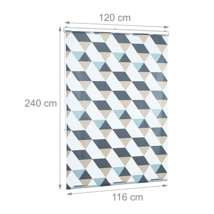 Rulo pentru duș cu design geometric
