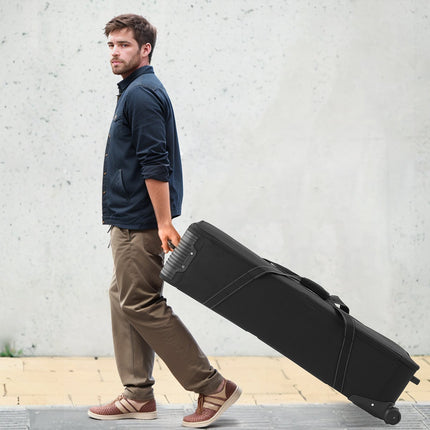 Rolling Camera Equipment Trolley Case, 118x37x30 cm