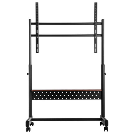 Rolling TV Stand Cart, 55-100 In, Tray, VESA 800x600