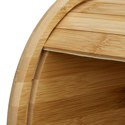 Rolling bread basket with drawer Bamboo