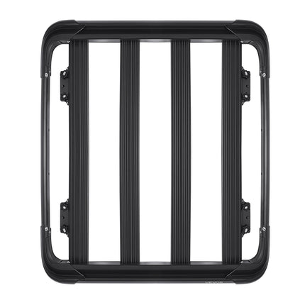Roof Rack Cargo Basket 48x40 In, 150 Lb, Aluminum
