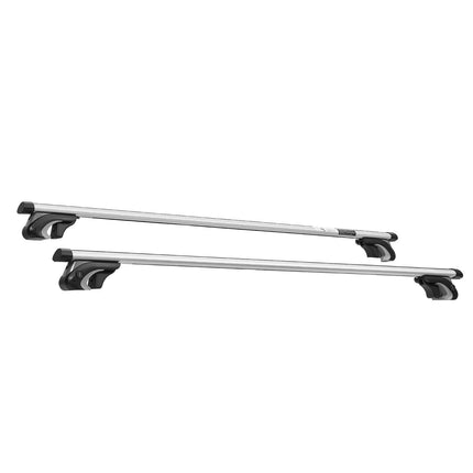 Roof Rack Cross Bars for Raised Rails, Lockable 90 kg