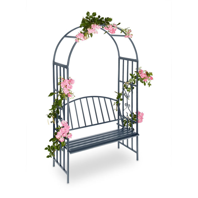 Rose arch with bench seat for 2
