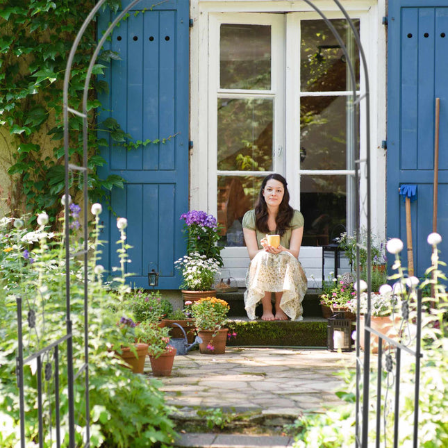 Arc de trandafir cu poarta