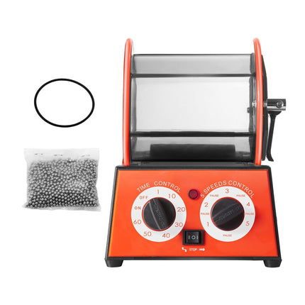 Rotary Tumbler Polisher 5 kg, 5-Speed Timer 60W