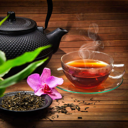 Rotatable bamboo tea box