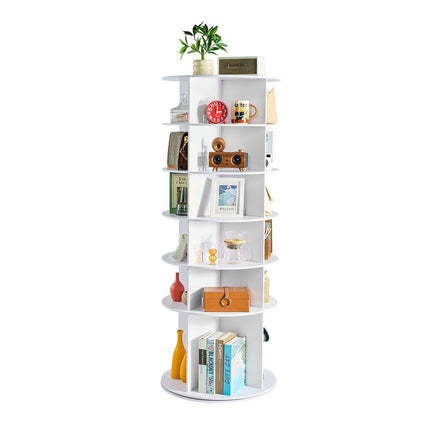 Rotating Shoe Rack Tower, 6-Tier 360, Holds 24 Pairs