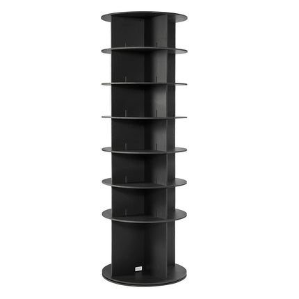 Rotating Shoe Rack Tower, 7-Tier 360, Holds 28 Pairs