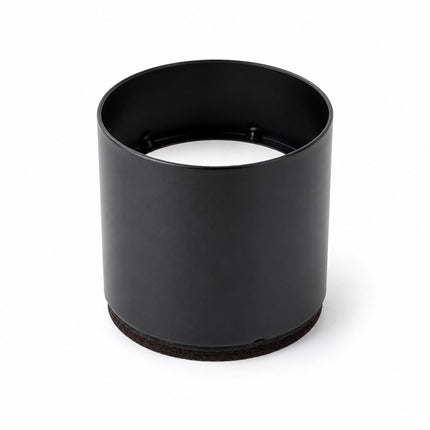 Round Furniture Risers Set of 4, 4.6 cm, Carbon Steel, 500 kg, Black