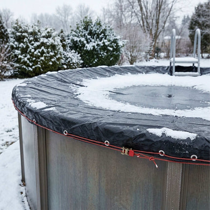 Prelată rotundă pentru piscină, rezistentă la UV, 366 cm
