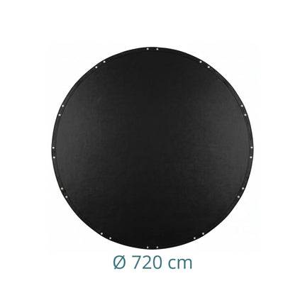 Prelată rotundă pentru piscină, rezistentă la UV, 600–650 cm