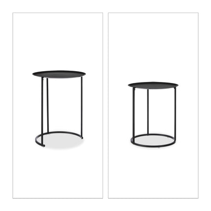 Set de 2 masute rotunde