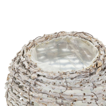 Ghiveci rotund pentru flori - set de 2