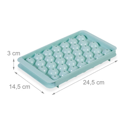 Set de 4 tavi rotunde pentru cuburi de gheata