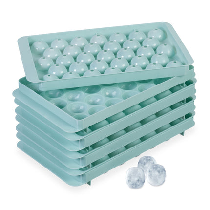 Set de 4 tavi rotunde pentru cuburi de gheata