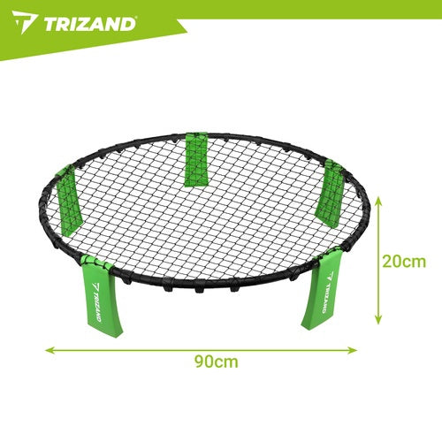 Set mini volei Roundnet cu 3 mingi și pompă