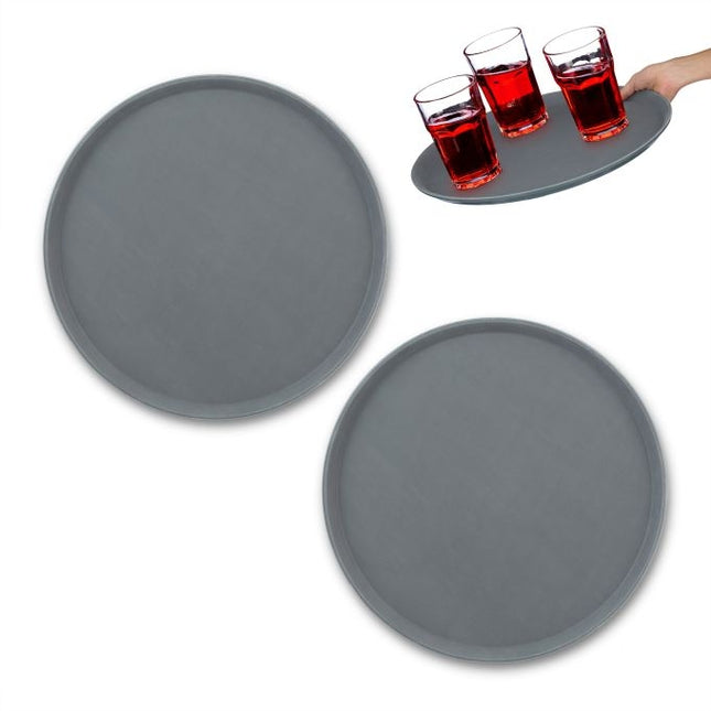 Round serving tray 2-pack 45 cm