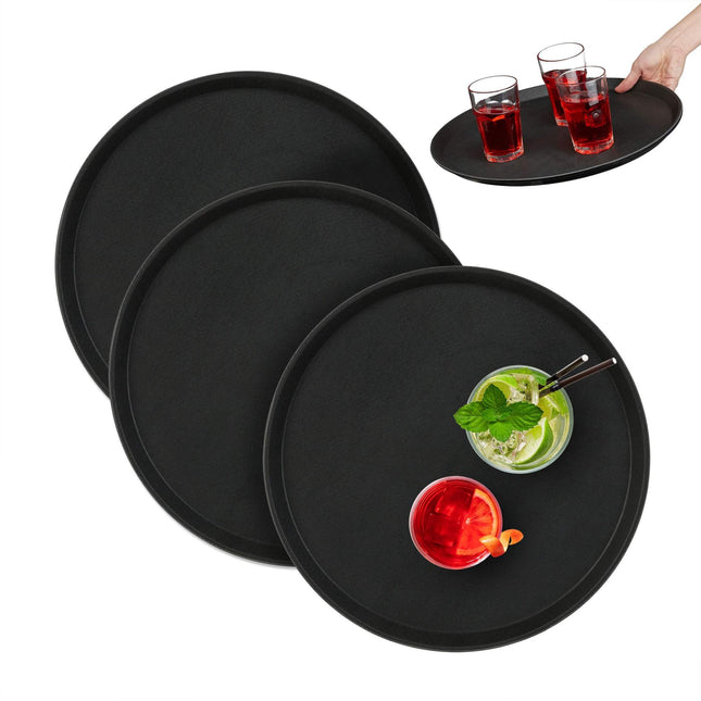 Set tavi rotunde de servire 3 40 cm