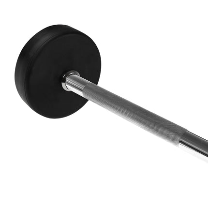 Barbell acoperit cu cauciuc, 40 kg, aderență durabilă