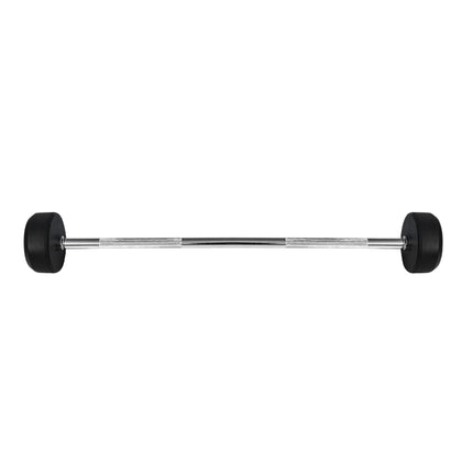 Barbell acoperit cu cauciuc, 40 kg, aderență durabilă